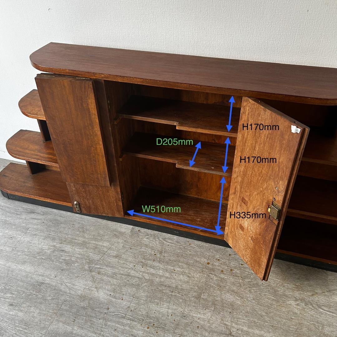 イギリス アンティーク家具 北欧 オープンシェルフ 1960年頃 935A