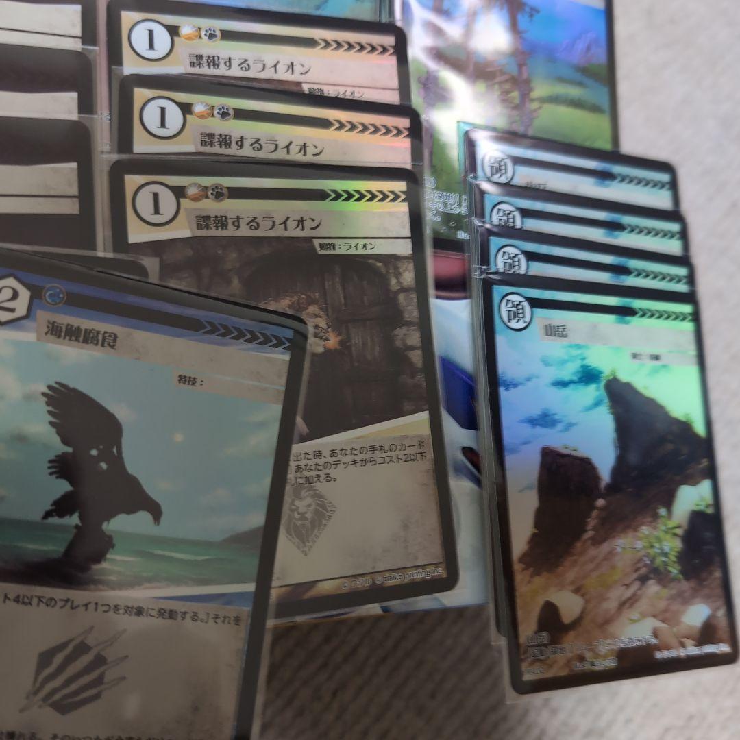 【大量追加しました】アニマルカードゲーム　領土カードPR クラファン限定