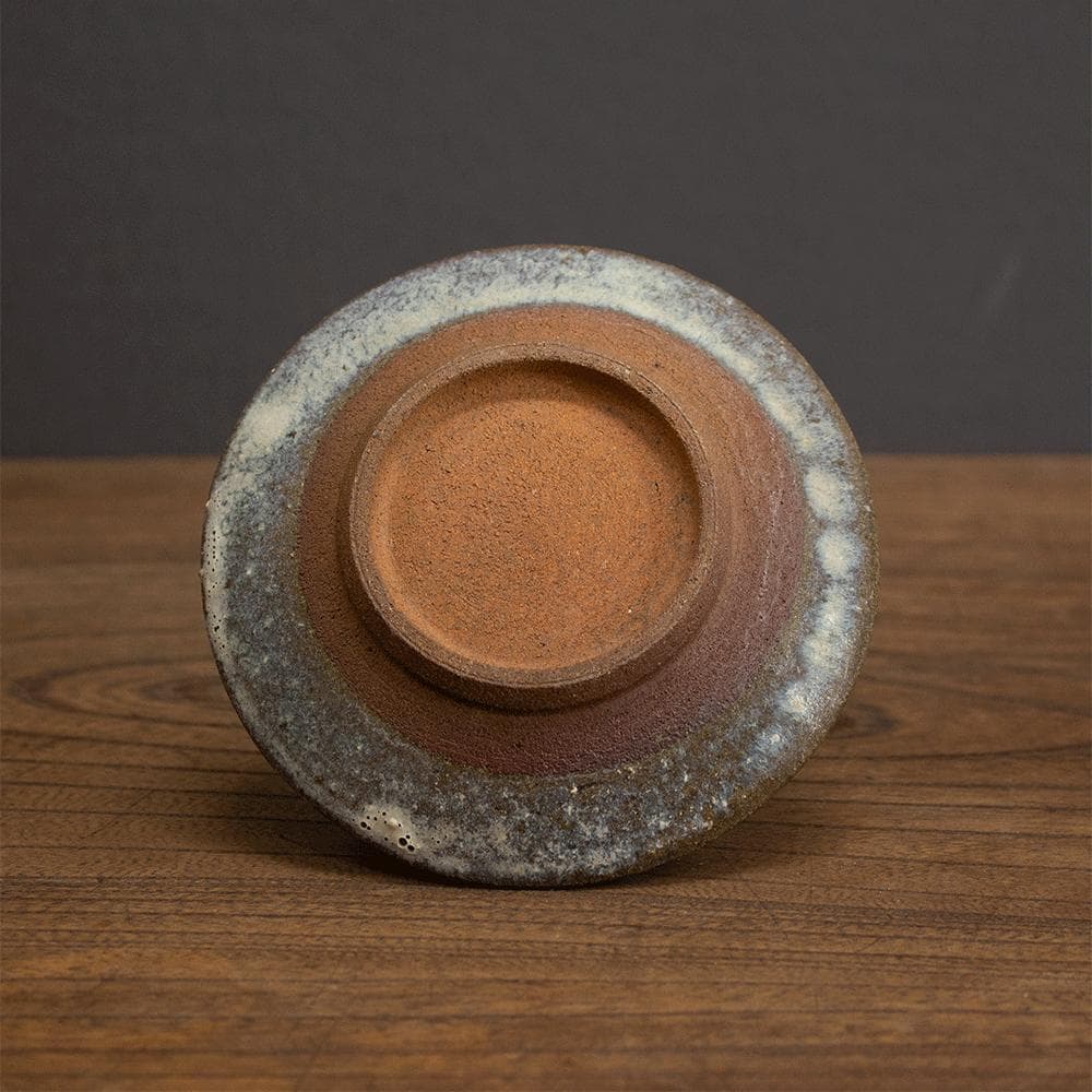 布志名焼 小皿 直径12.0cm 民芸 昭和レトロ スリップウェア（白6）