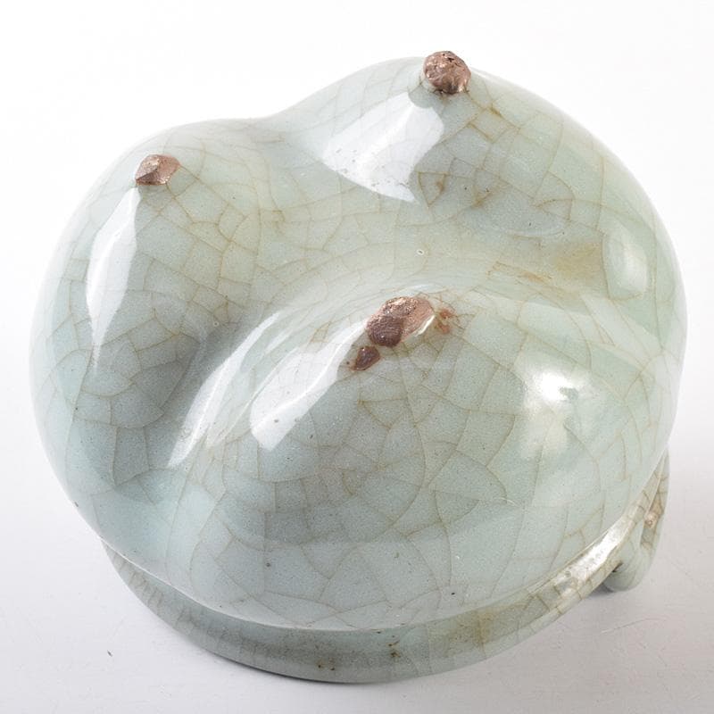 中国　哥釉　沖耳爐　香炉　C 7760E