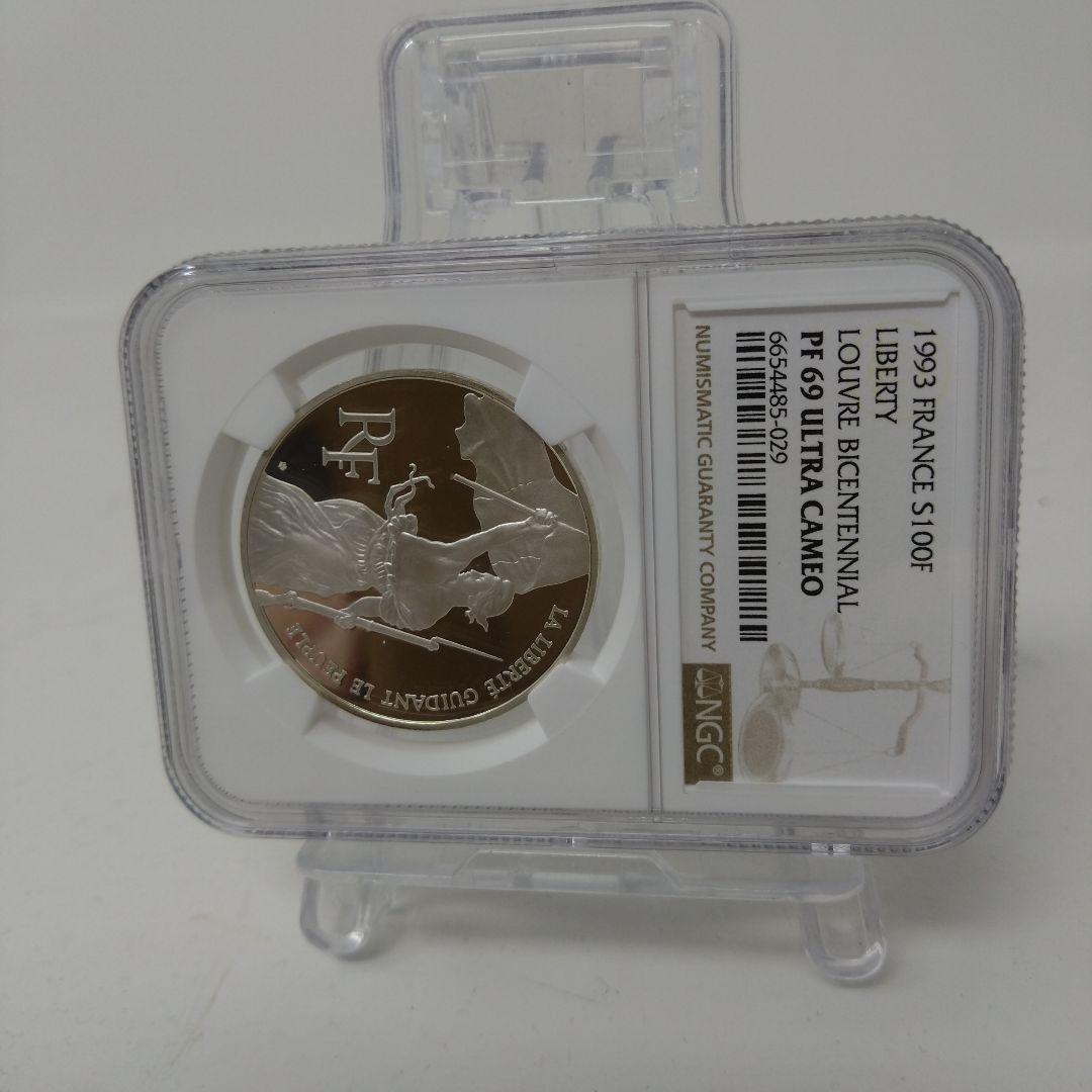 NGC-PF69 1993 ルーブル200周年 ドラクロワの民衆を導く自由の女神