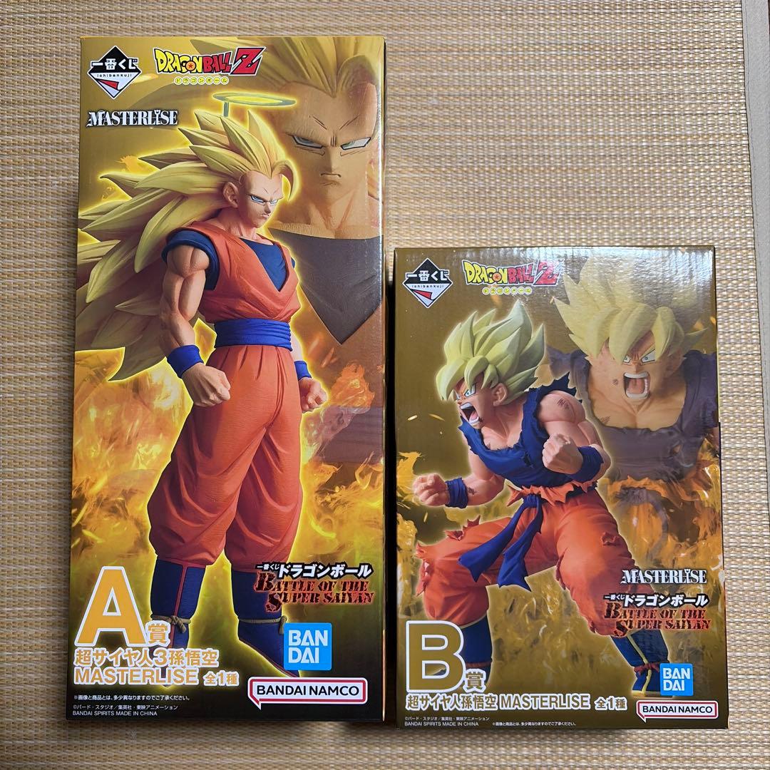 一番くじ　ドラゴンボール　A賞　超サイヤ人3孫悟空　B賞　超サイヤ人孫悟空