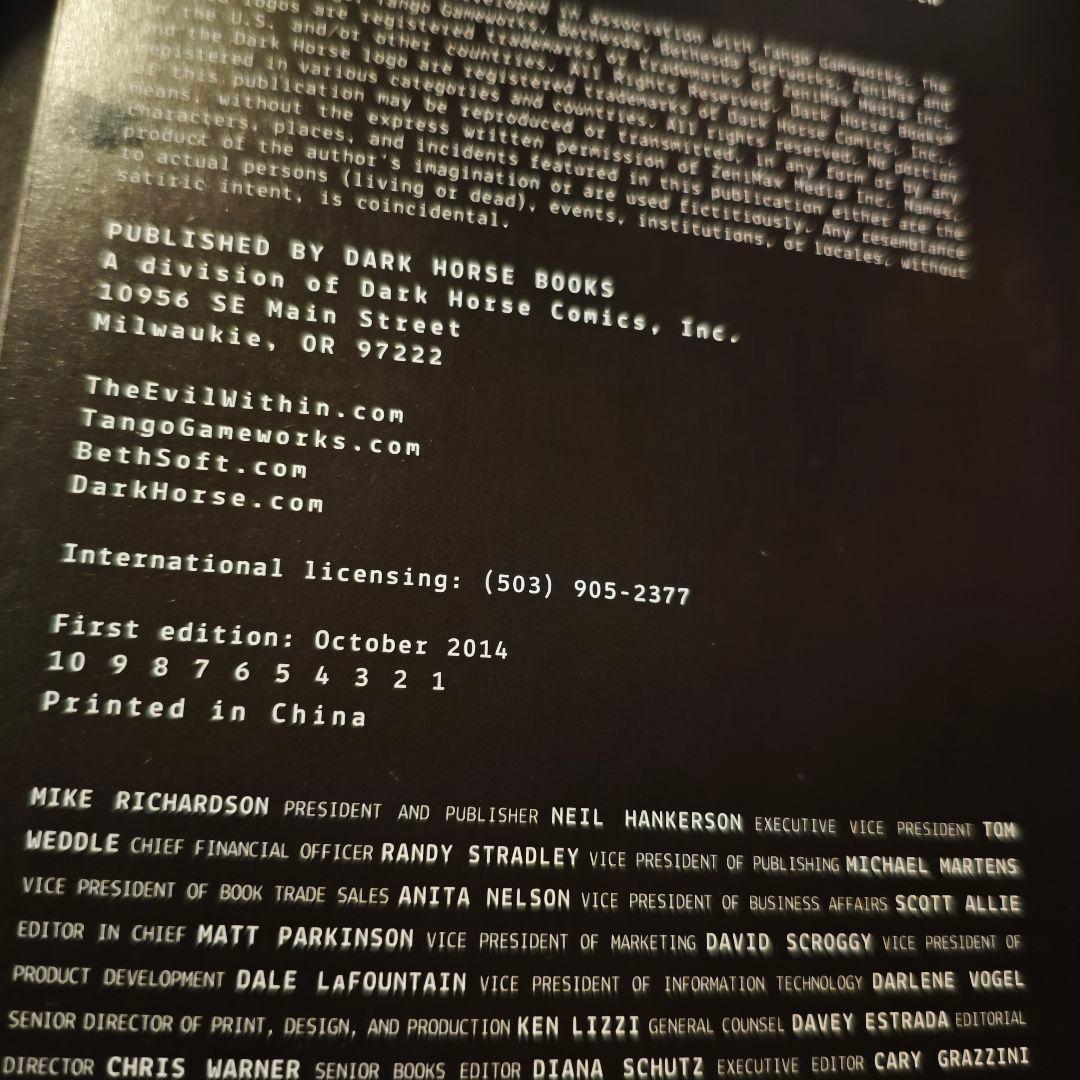 【洋書】THE ART OF THE EVIL WITHIN サイコブレイク