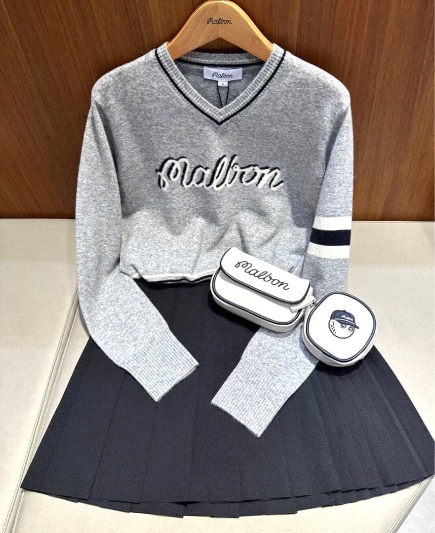 新品未使用 ゴルフ malbon マルボン レディース セーター Lサイズ