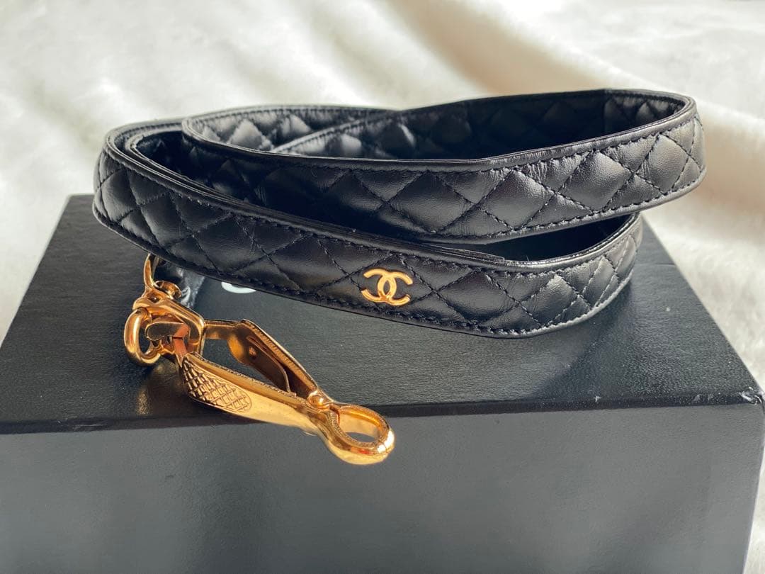 【未使用品】CHANEL Collar & Leash 首輪とリード小型犬