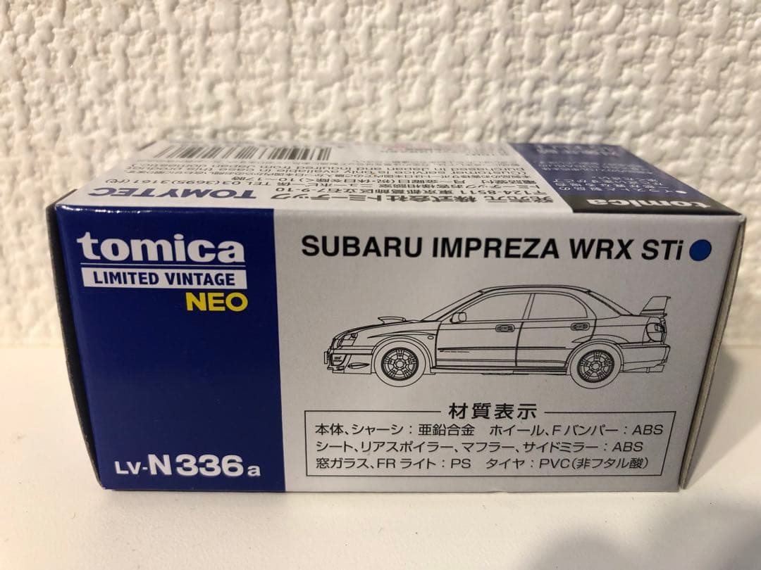 1/64 トミカリミテッドヴィンテージ スバル インプレッサ WRX STI