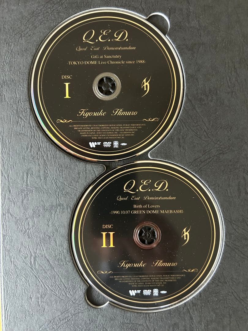 だ*ち様 氷室京介 「QUOD ERAT DEMONSTRANDUM 」初回生産