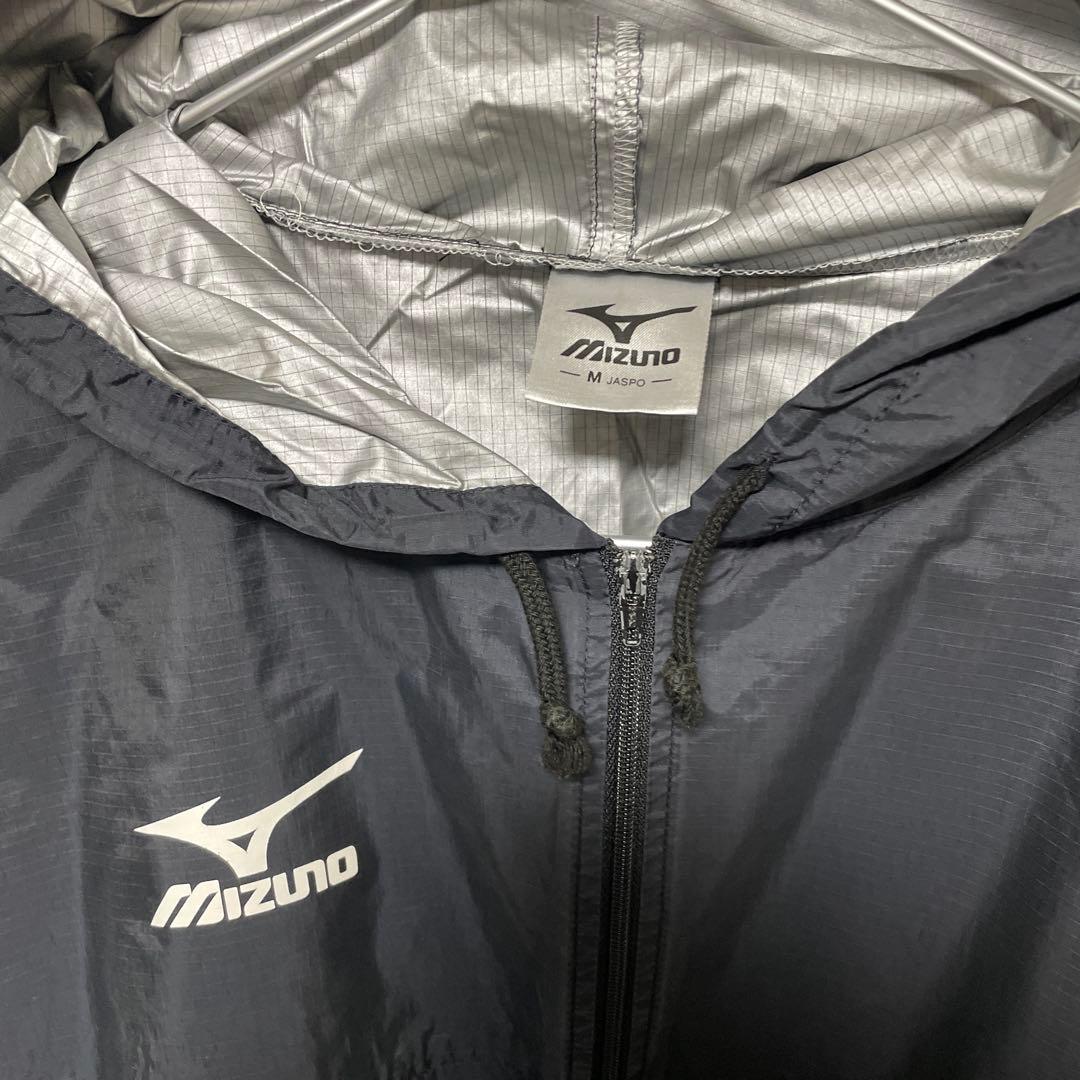 ミズノ(MIZUNO) サウナスーツ 減量着 ブラック×シルバー Mサイズ