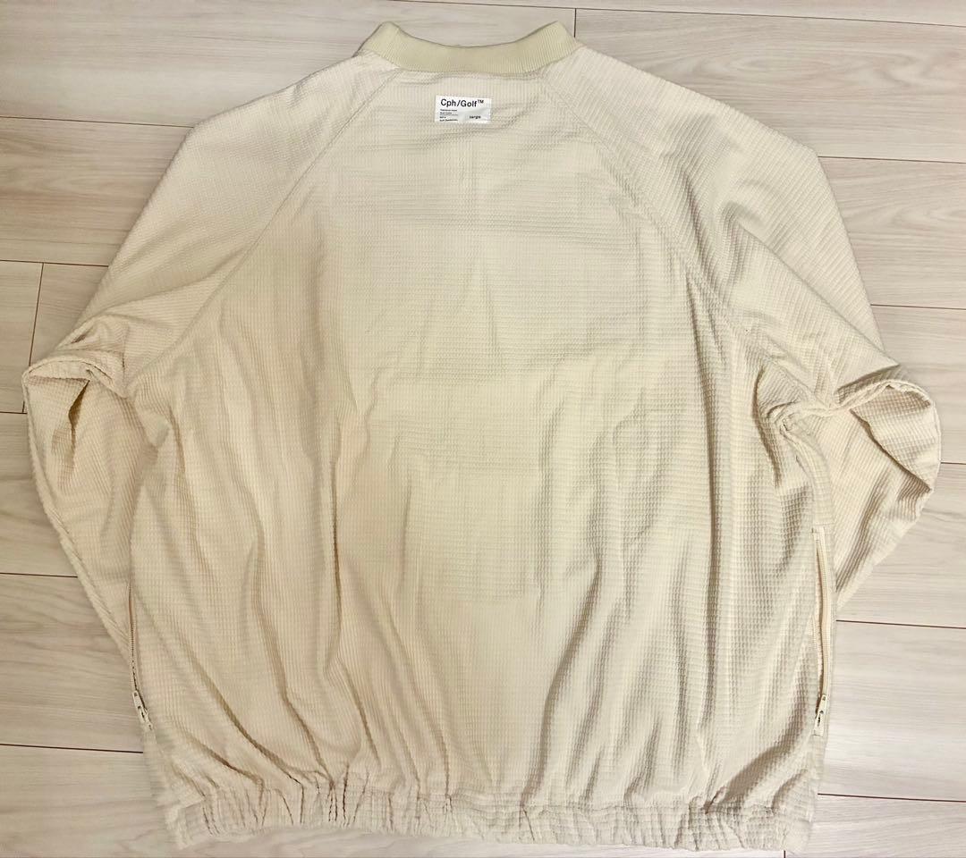 Cph/Golf CLUB WAFFLE P/O JKT 【WHITE】 L