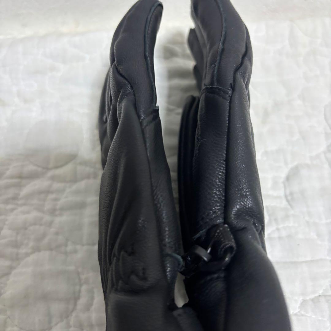 【極希少】ノースフェイス レザーグローブ レザー ブラック NN86104 S