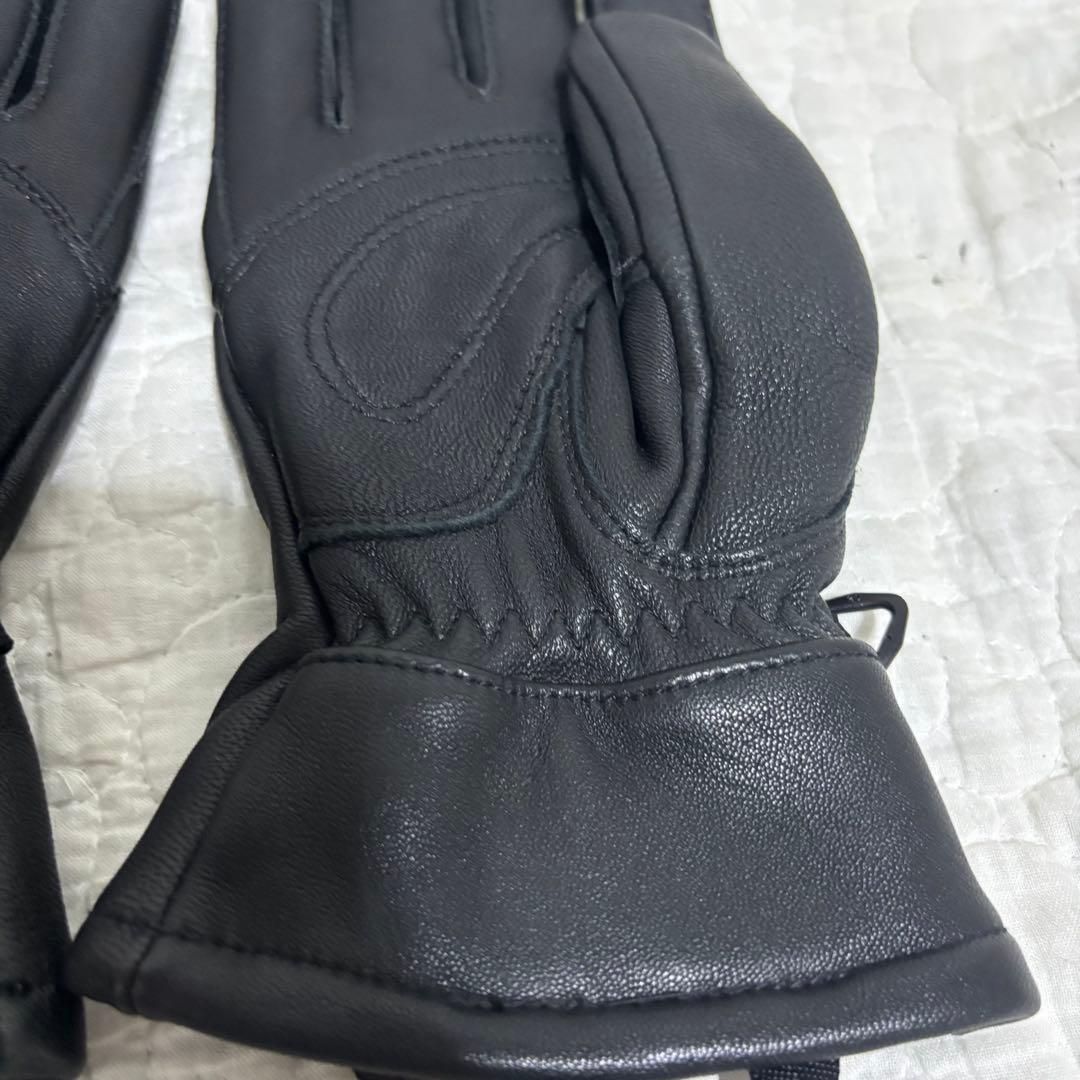 【極希少】ノースフェイス レザーグローブ レザー ブラック NN86104 S