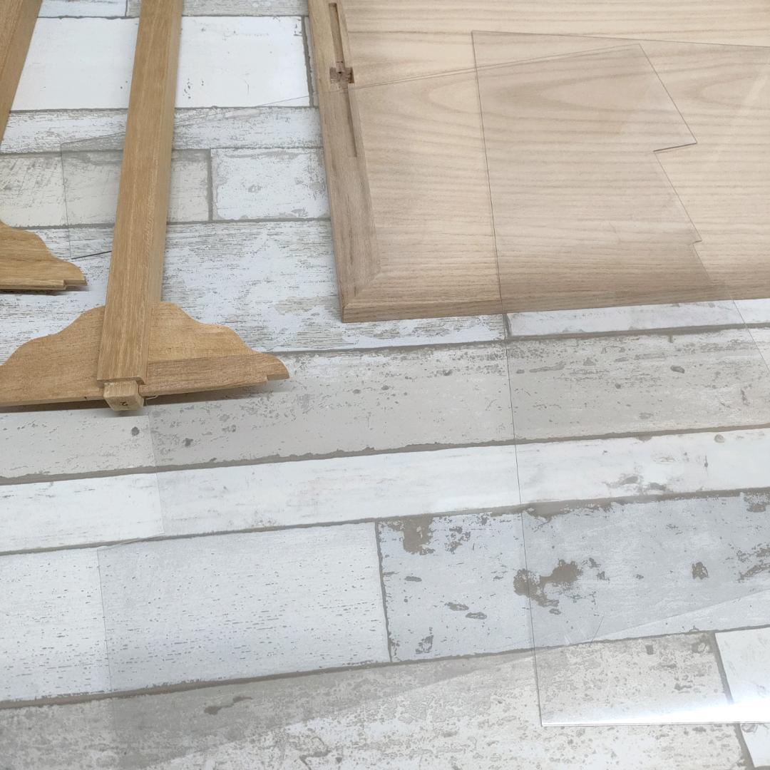 K86 茶道具 四方棚 利休好写 幸斎 組立 桐木地 タナピタット付