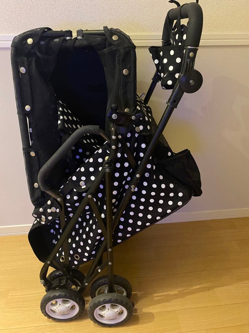 【大幅値下げ】マザーカート♥プレミアム♥2段♥ドット柄♥