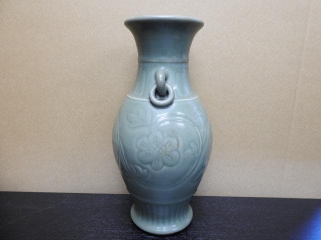 天龍寺青磁花器　保存箱　MA１６５