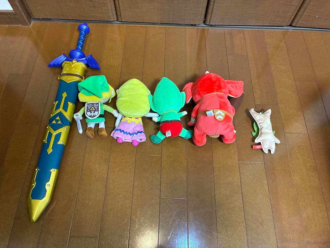 ゼルダの伝説 ぬいぐるみセット　マスターソード