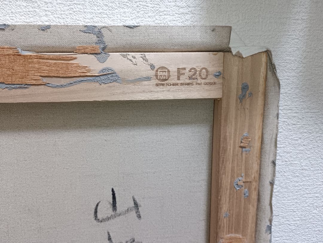 酒井良太郎　蔵王　山望　風景画　油彩画　絵画　F20号　大型　額縁無し　白日会