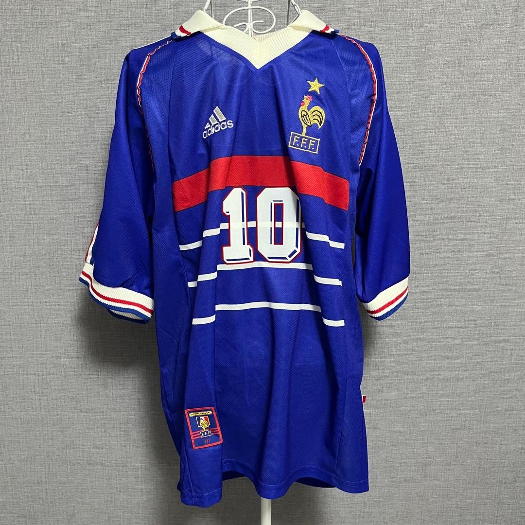 1998 フランス代表　ジダン　ホームユニフォー　BNWT