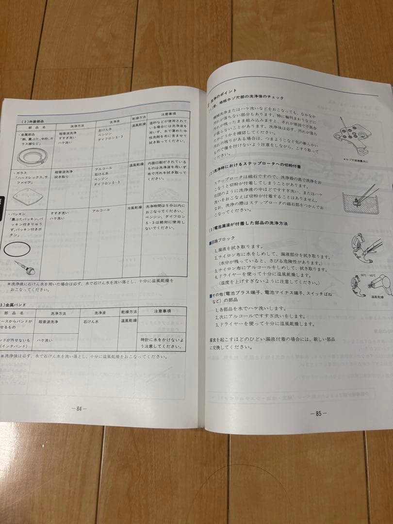 セイコー　修理・調整・点検マニュアル　時計修理読本　非売品　希少品