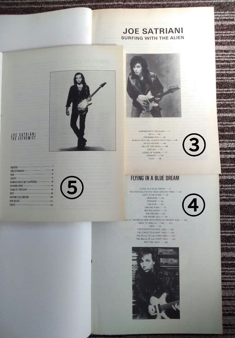 スコア ジョー・サトリアーニ 楽譜 Joe Satriani 15冊 まとめ売り