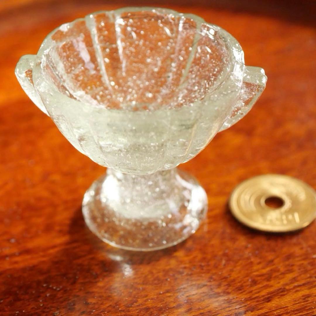 ペロペロ 装飾有り デカペロ 気泡 レトロ 昭和 和ガラス