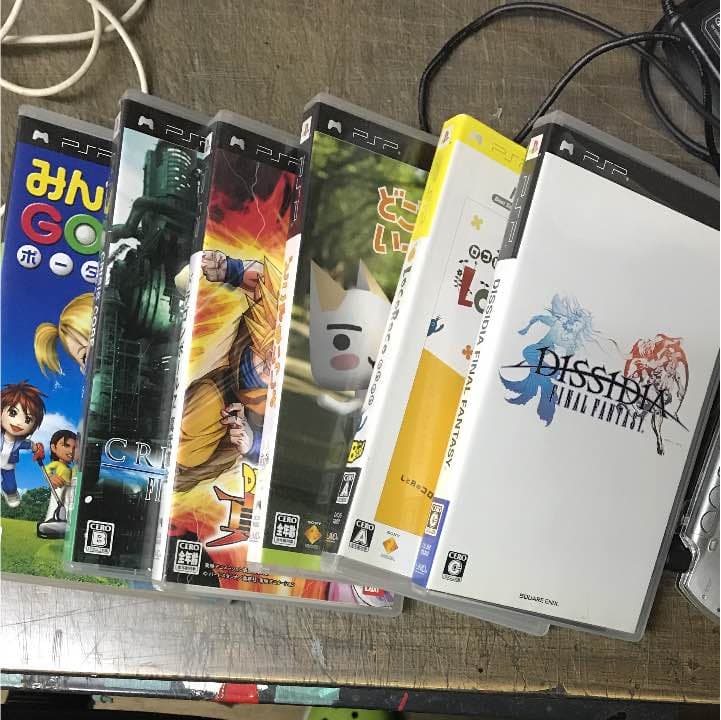 PSP本体、ソフトまとめ売りセット