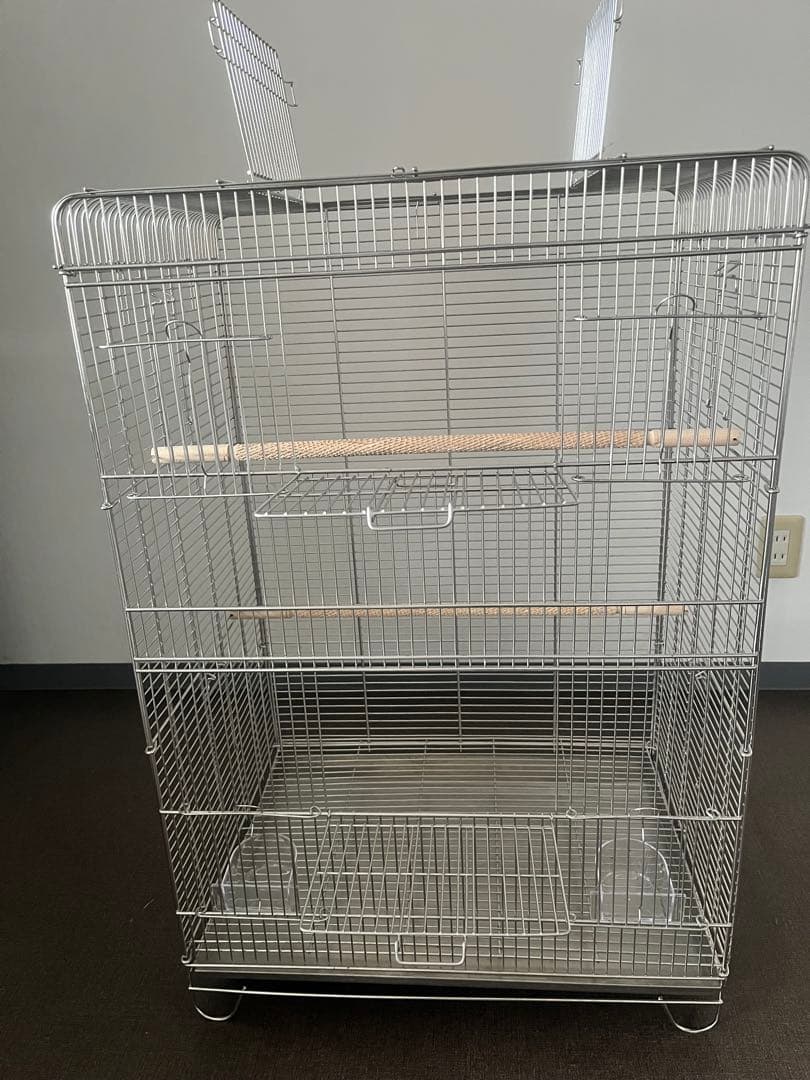 【新品未使用】オールステンレス製 大型ケージ　送料無料！