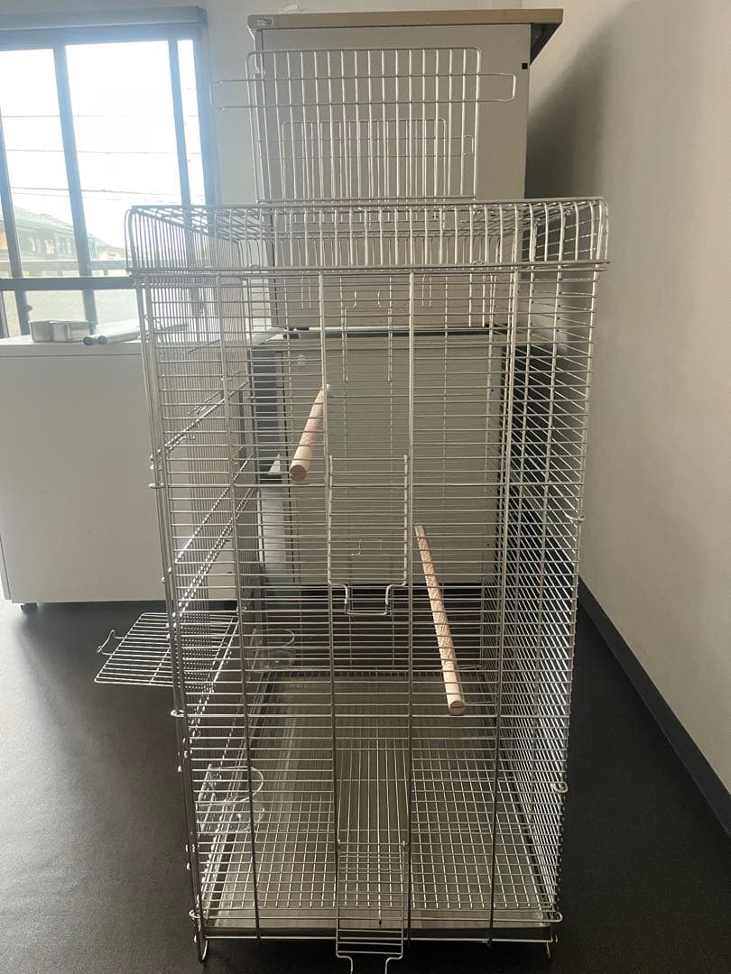 【新品未使用】オールステンレス製 大型ケージ　送料無料！