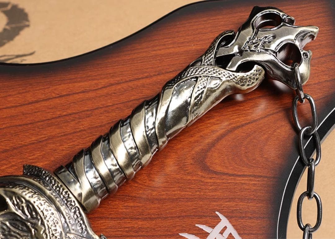 混沌の刃 コスプレ用プロップ 戦神5 クレイトス ダブルチェーンブレード 模造刀