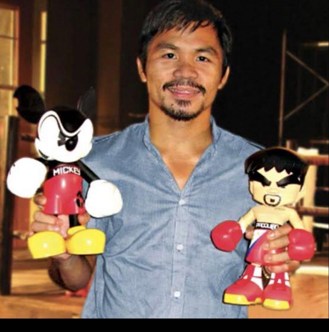 マッドミッキー・マウス & マニー・パッキャオ コラボ フィギュアセット限定品