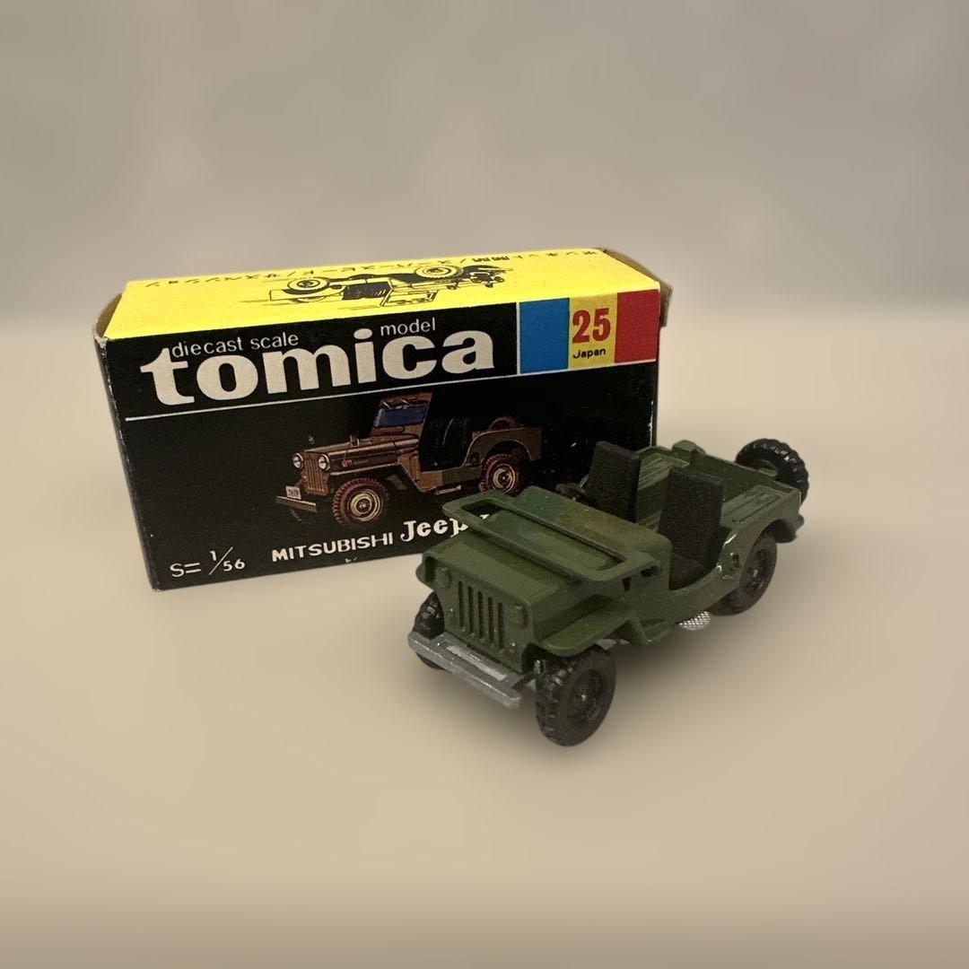 トミカ tomica 三菱ジープJ3Rミニカー 年代物　希少　レトロ玩具
