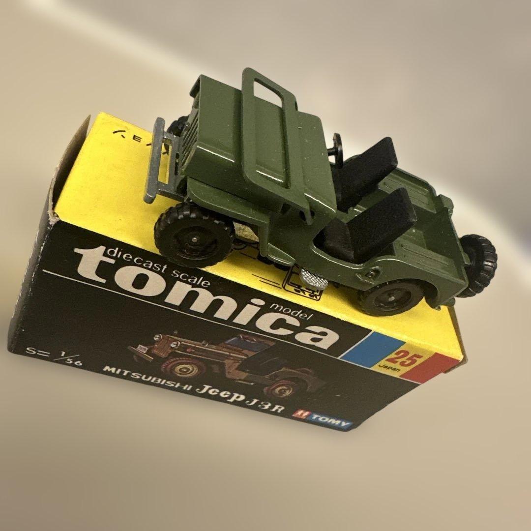 トミカ tomica 三菱ジープJ3Rミニカー 年代物　希少　レトロ玩具