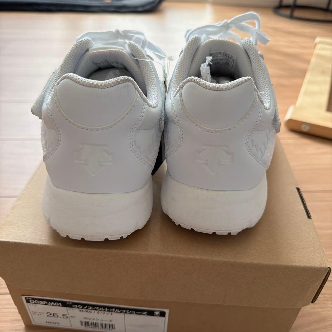 新品 デサントゴルフシューズ 26.5cm ホワイト