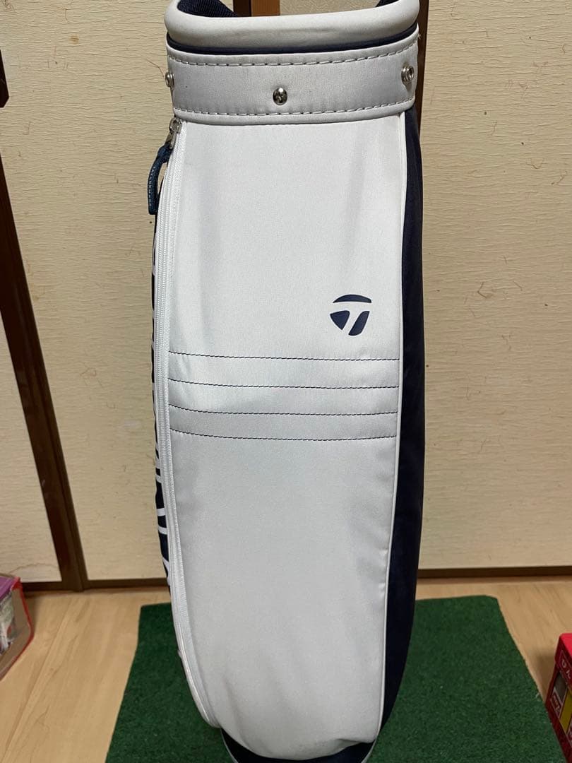 TAYLORMADE ゴルフキャディバッグ ネイビー/ホワイト