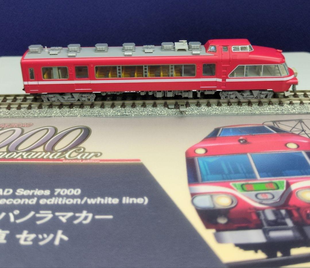 鉄道模型 名鉄7000系 2次車 白帯車 4両