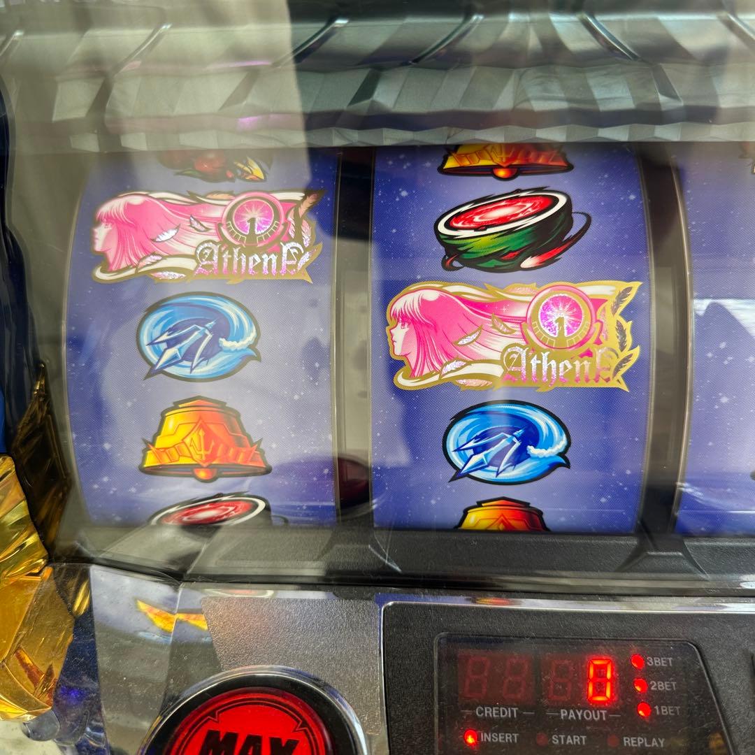 三洋物産 スロットパチスロ 聖闘士星矢 海皇覚醒 メダル不要機搭載