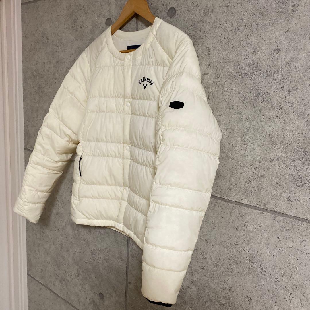 正規品　定価20,900 キャロウェイ　ライトダウン　撥水ブルゾン　ホワイト系