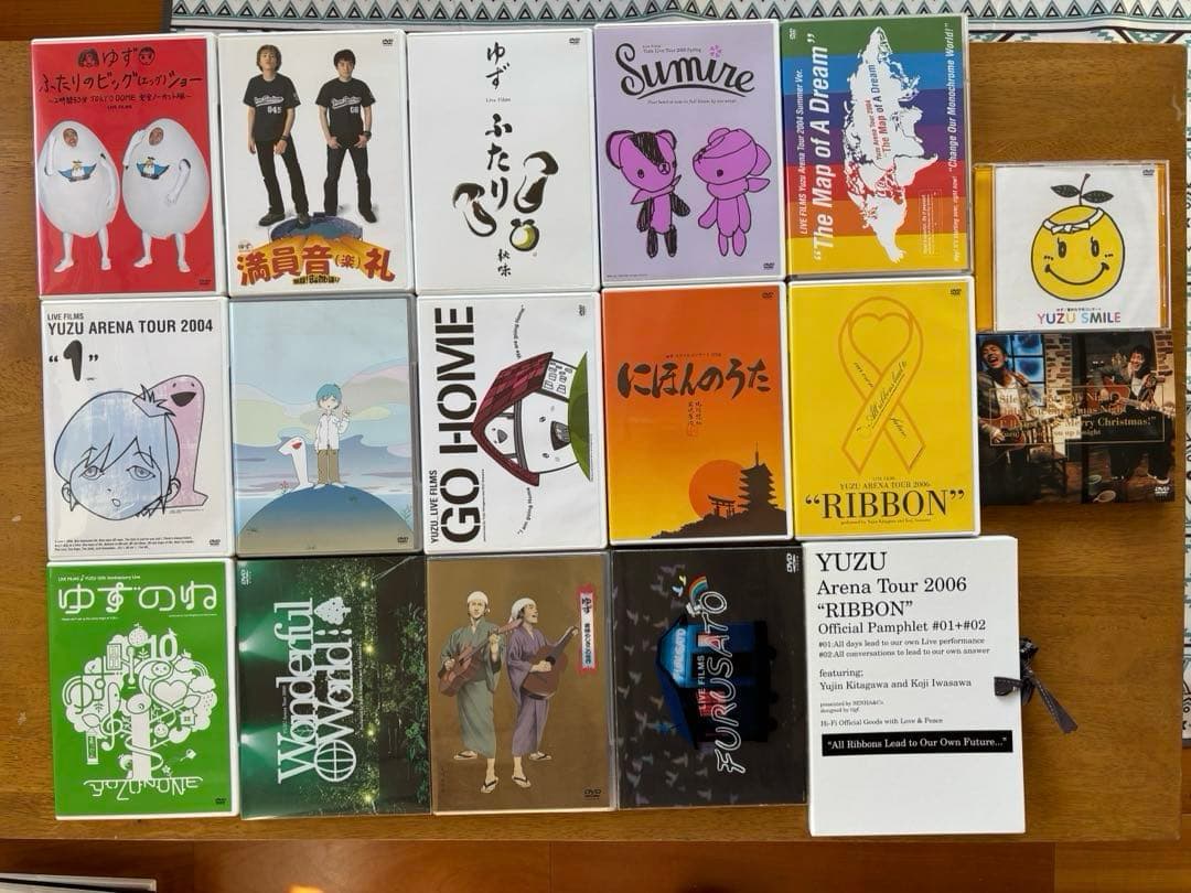 ゆず DVD LIVE FILMS 録歌選 ２３点まとめ売り おまけ付き