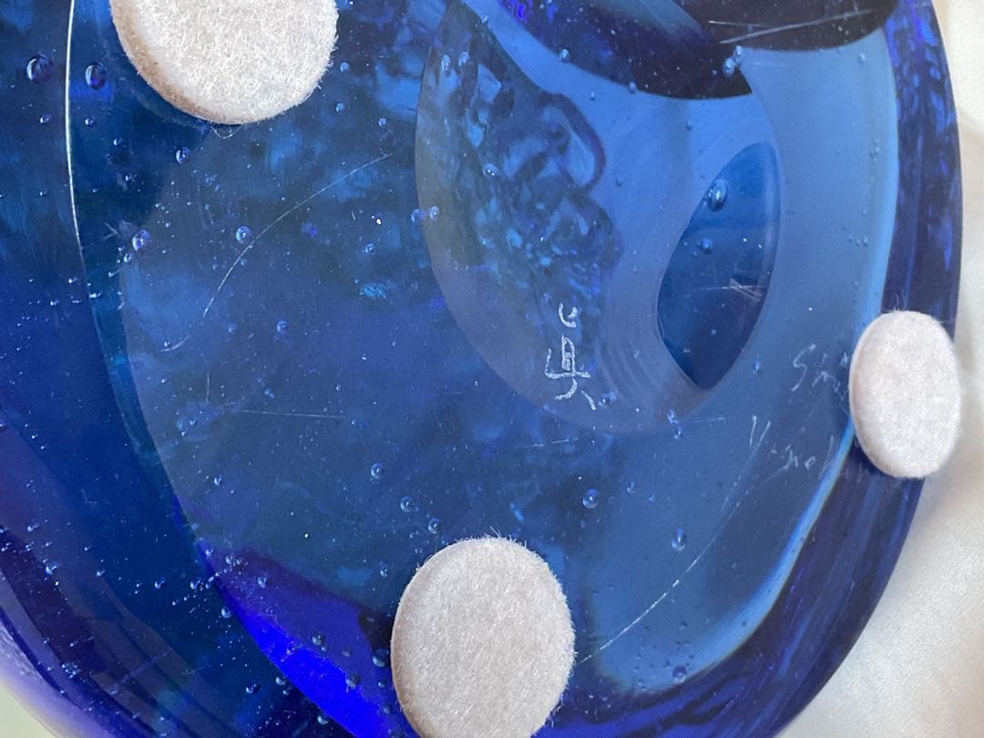 希少特注品！米原眞司 2020年代「光の樹 」台座付モニュメント(花器)