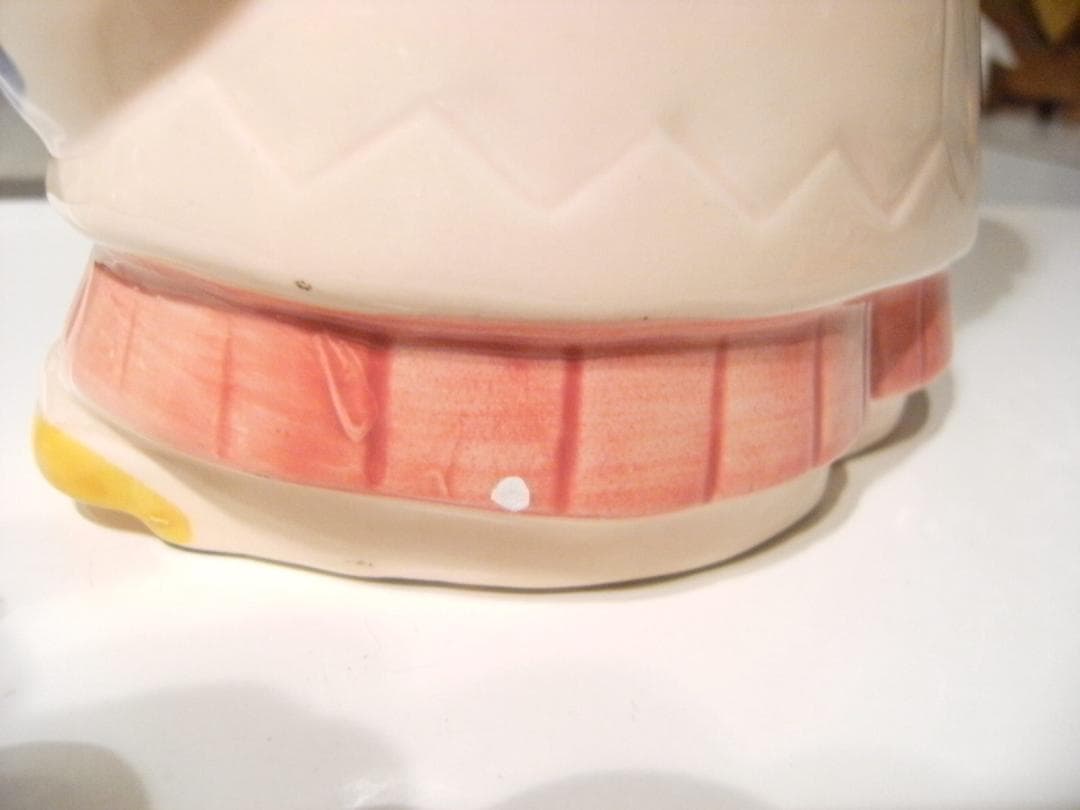 80年代★日本製★世界遺産 江戸時代 武者 武士 侍 新選組 誠 貯金箱 置物