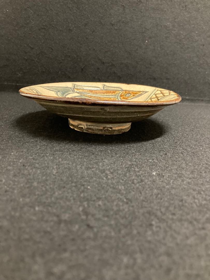 陶器皿 壷屋焼　やむちん　金城次郎