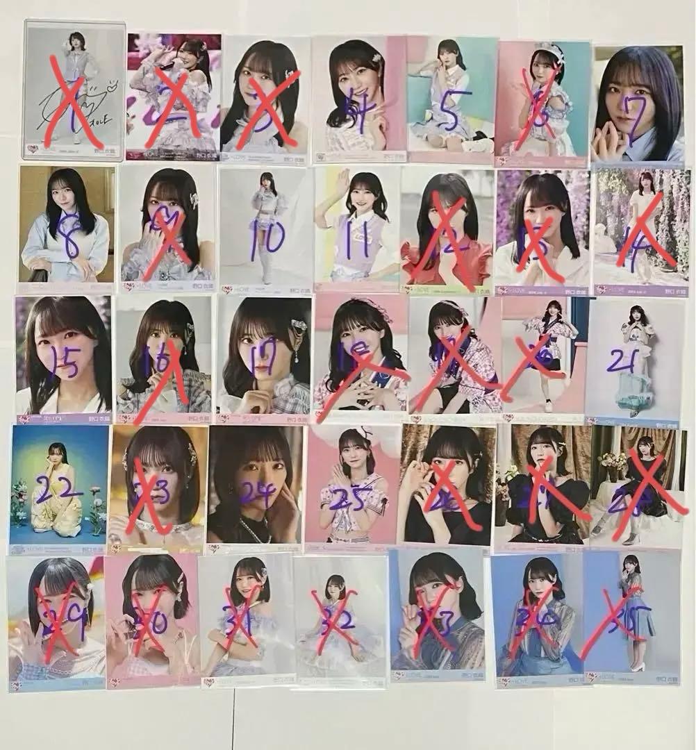 【バラ売り可】野口衣織 生写真 ミニフォト まとめ売り