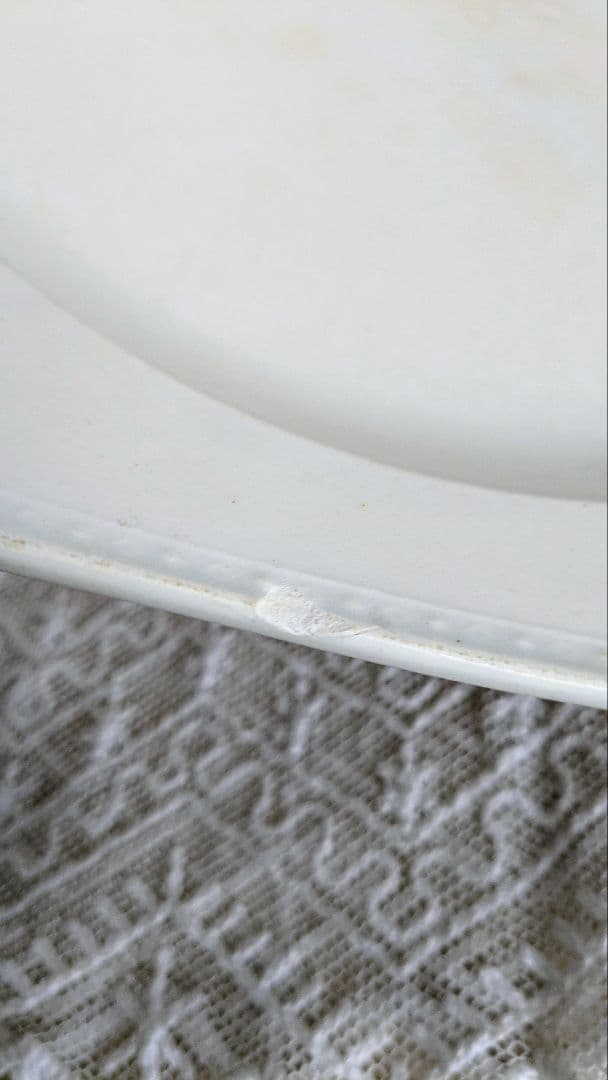 クレイユ オクトゴナル プレート平皿 フランス アンティーク