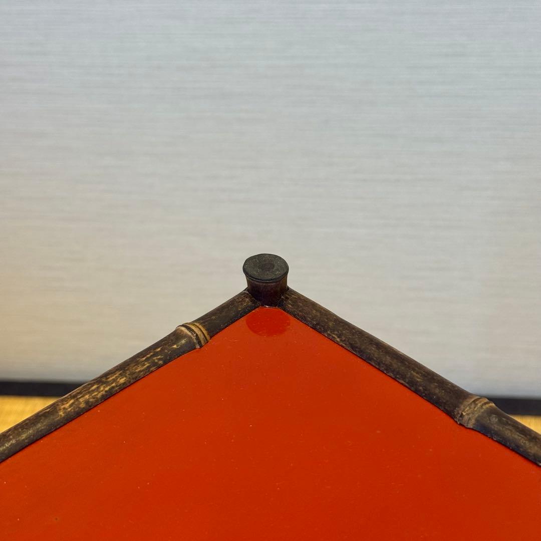 君子棚 斑竹 天然竹 水指棚 茶棚 紙箱 美品 茶道具