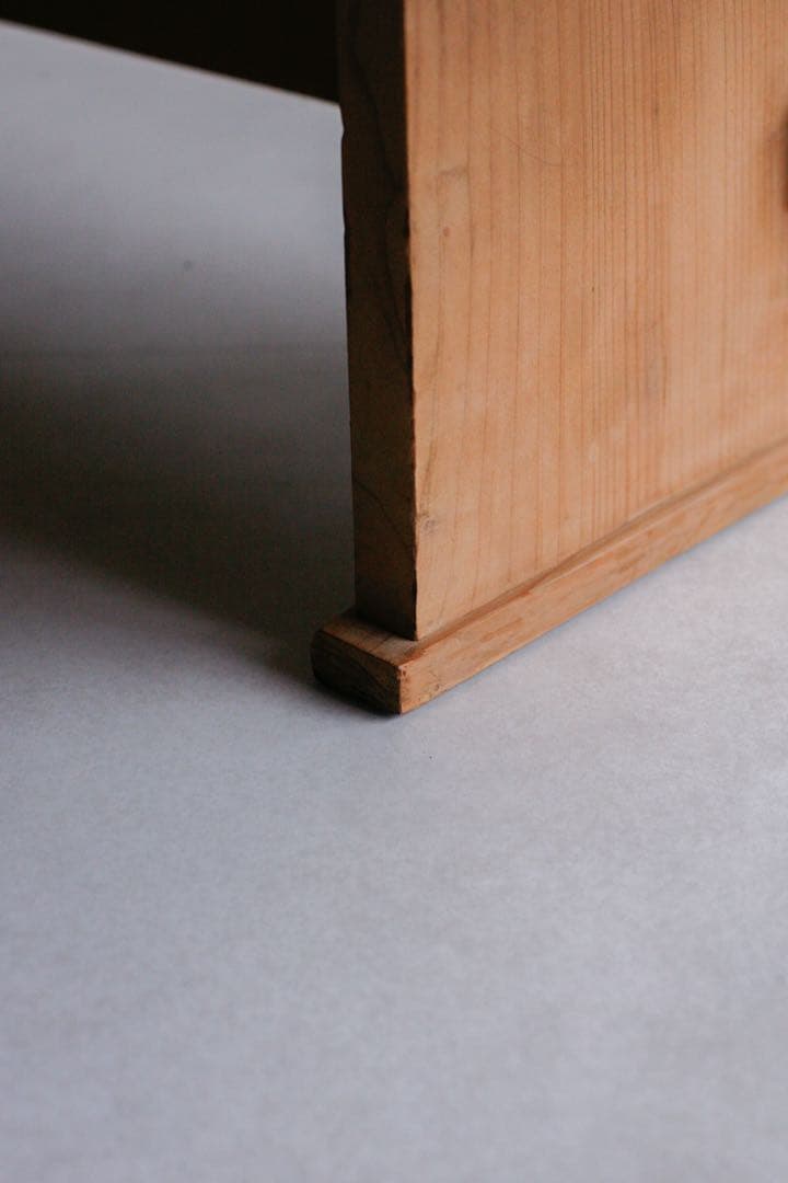 文机　杉材　無垢材 ローテーブル 飾り棚　古家具　古道具 アンティーク