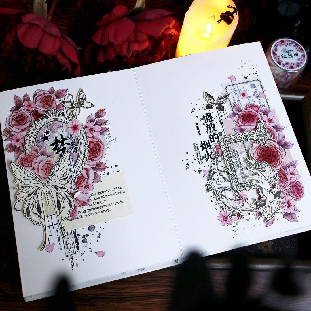 繁花文创《红颜旧》海外マスキングテープ　マステ 【2656】