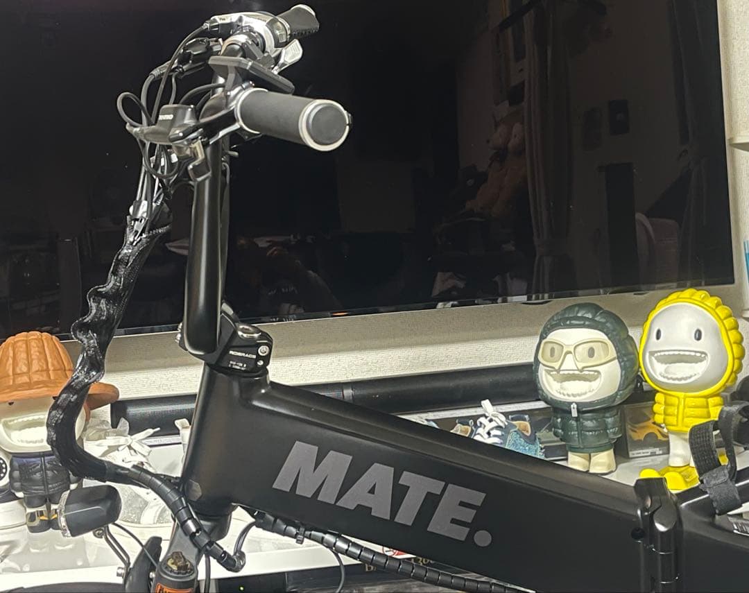 新品未使用★MATEBIKE用♪ハンドルバー＆専用ステム 取付簡単♪ポン付可能