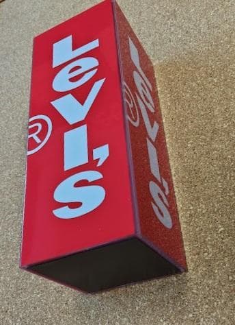 Levi's リーバイス アクリル 看板 マグネット付き ノベルティグッズ