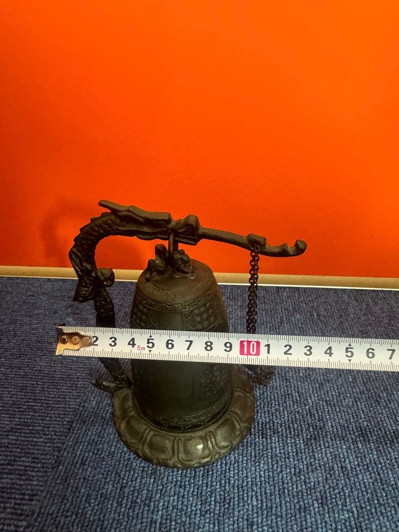 1820  伝統工芸　銅器　龍文　吊り鐘