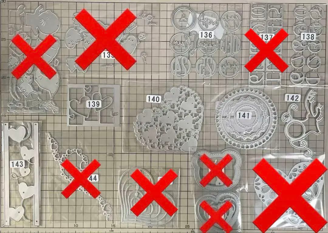 追加しました（お写真16.17.18枚目）選べるカッティングダイ　300円均一