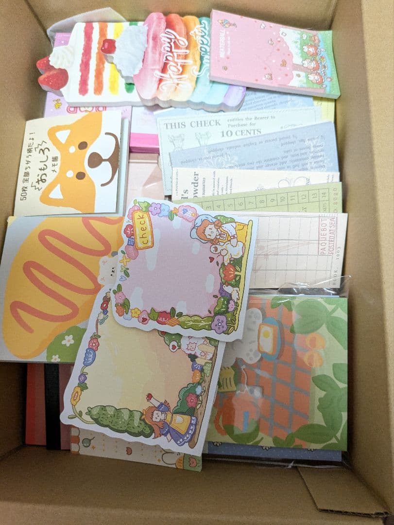 メモ帳　大量ぼっくすD ８０サイズ